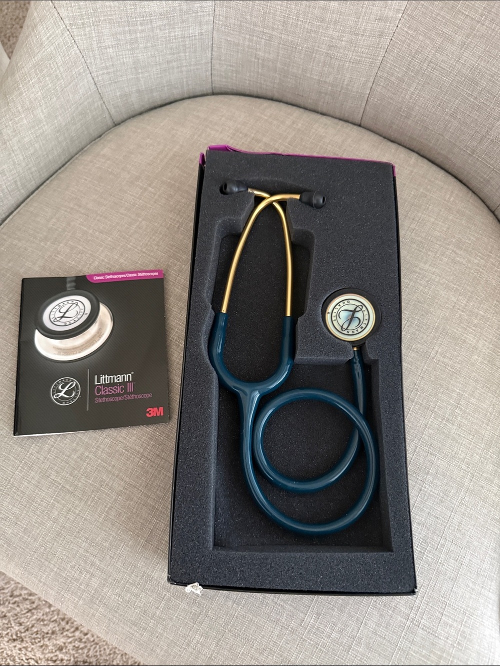 Littmann Classic III Stethoscope with Gold Chestpiece